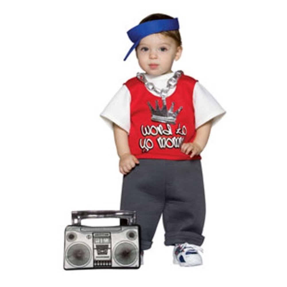 NEW🎃Future Hip-Hopper Infant Retro Costume 6-12 Months Rasta Imposta